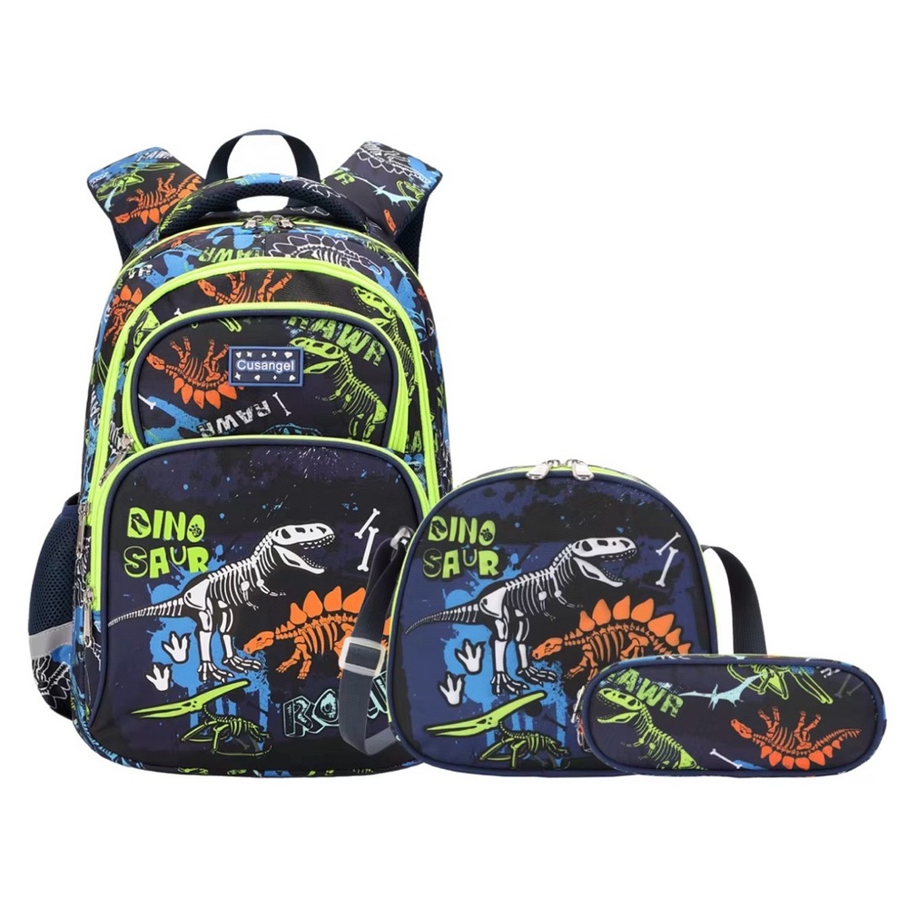 Dinosaur Backpack Set with Pencil Case